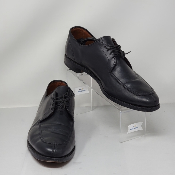 ALLEN EDMONDS La Salle Men\'s Shoes Leather Black Calf Oxford 4308 Size 13D Used main image 8